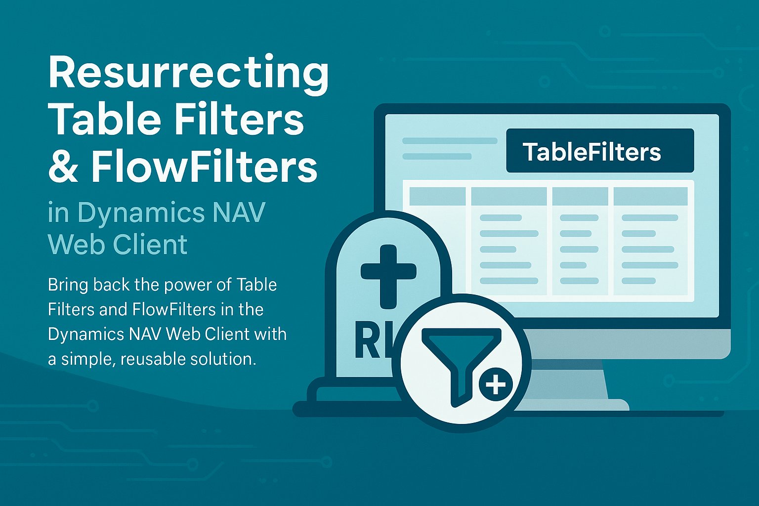 Table Filters and FlowFilters in Dynamics NAV Web Client